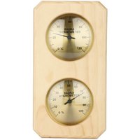 In 1 Sauna-Hygrometer aus Holz für die Sauna, Innen-Hygrothermograph für die Sauna von AIPERQ