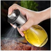 Aiperq - lsprüher, 200 ml Olivenölsprüher mit auslaufsicherem Edelstahlspender, Glasölflasche für Grill/Küche/Salat [Energieklasse a+++] von AIPERQ