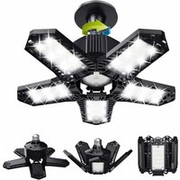Aiperq - ymyny led Garagenleuchten-Set – 120 w – 12000 lm – Werkstattlampe – verformbare Deckenleuchten – E26/E27-Panels – 1 Lampen von AIPERQ