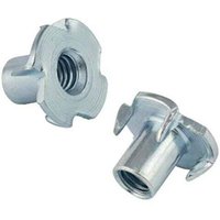 Aiperq - Aktion, T-Mutter, Krallenmutter, 4-seitige Mutter, Krallenbeschlag, M5 x 8 mm, 50 Stück, aafgvc von AIPERQ