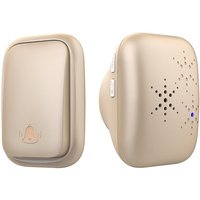 Aiperq - Angeschlossen an die automatische Funktür ohne Batterie, 100 m Entfernung, 38 Türknöpfe im Außenstil, Farbe der Funktür (Gold). von AIPERQ