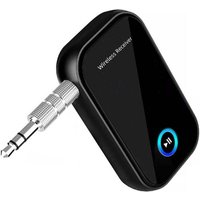 Auto-Bluetooth-Adapter, BT5.0-Auto-Bluetooth-Empfänger, Freisprecheinrichtung, Aux-Bluetooth-Audioempfänger, 3,5-mm-Audiobuchse für von AIPERQ