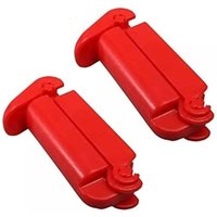 Auto-Sicherheitsgurtschnallenclip für Kinder - Rot, 2 Stück von AIPERQ