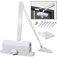 Automatischer hydraulischer Türschließer, Türschließer mit einstellbarer Feder, Puffer geschlossen, gewerbliche und private Nutzung, 40–65 kg Tür, von AIPERQ