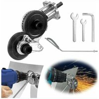 Blechknabber, elektrischer Bohrplattenschneider, Doppelkopf-Blechknabberschneider zum Schneiden von Eisen, Stahl, Kupfer, Aluminium (geeignet für 12 Blechknabber, elektrischer Bohrplattenschneider, Doppelkopf-Blechknabberschneider zum Schneiden von Eisen, Stahl, Kupfer, Aluminium (geeignet für 12 von AIPERQ