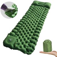 Camping-Isomatte mit Kissen, Ultraleichte Isomatte mit Pumpe, MNS Langlebige wasserdichte Outdoor-Luftmatratze Camping-Isomatte mit Kissen, Ultraleichte Isomatte mit Pumpe, MNS Langlebige wasserdichte Outdoor-Luftmatratze von AIPERQ