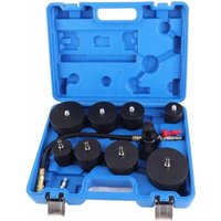 Comprobador de fugas del sistema turbo (9 piezas), manómetro de aire del turbocompresor, kit de comprobación de fugas del sistema turbo, prueba de von AIPERQ