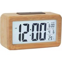 Digitaler Wecker aus Holz mit LED-Anzeige (Gelb) von AIPERQ