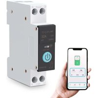 Disjoncteur Sur Rail DIN Interrupteur WIFI Intelligent Télécommande Smartphone 3 Modes Synchronisation Appareils Électroménagers 32A von AIPERQ