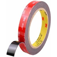 Doppelseitiges Klebeband, für den Innen- und Außenbereich, wasserfest, starker Montagekleber für hohe Temperaturbeständigkeit (15 mm x 3 m) von AIPERQ
