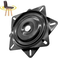 Drehteller mit quadratischem Lager, 16 cm, für Sofa, TV-Möbel und Barhocker, Schwarz Drehteller mit quadratischem Lager, 16 cm, für Sofa, TV-Möbel und Barhocker, Schwarz von AIPERQ