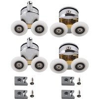 Duschrollen, Durchmesser 25 mm, Ersatzscheiben für Zuhause, geeignet für 4–6 mm Glas, Badezimmer, Ersatzteile, Zhuoxua von AIPERQ
