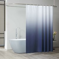 Duschvorhang 240x200 cm, mit 16 Haken, extra groß, beschwert, Anti-Schimmel, dunkelgrau, wasserdicht, große Badvorhänge, Polyestergewebe, Duschvorhang 240x200 cm, mit 16 Haken, extra groß, beschwert, Anti-Schimmel, dunkelgrau, wasserdicht, große Badvorhänge, Polyestergewebe, von AIPERQ