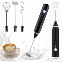 Elektrischer Milchaufschäumer USB-Milchaufschäumer-Schneebesen Wiederaufladbarer USB-Handmilchaufschäumer für Kaffee Latte Cappuccino von AIPERQ
