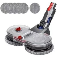 Elektrischer Wischkopf für Dyson V11 V10 V8 V7 Akku-Staubsauger, Bodenbürsten-Ersatzzubehör für Parkett-Hartböden, mit Wassertank und 6 Wischpads Elektrischer Wischkopf für Dyson V11 V10 V8 V7 Akku-Staubsauger, Bodenbürsten-Ersatzzubehör für Parkett-Hartböden, mit Wassertank und 6 Wischpads von AIPERQ