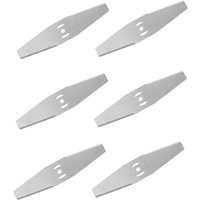 Ersatzklingenköpfe für Rasentrimmer, Rasenmäher-Freischneiderklingen, Unkrautfresser-Klingenköpfe (Klinge x 6) von AIPERQ