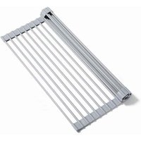 Faltbarer Tellerabtropfständer, Grill-Trockenständer, 18 Silikonschläuche, multifunktionaler Obst- und Gemüsetrockner, 44,533 cm, 1 Stück von AIPERQ