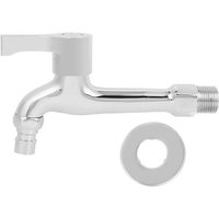G1/2-Zoll-Gewinde-Wasserhahn, Kupfergalvanisierung, einzelner Kaltwasserhahn, Waschmaschine, Mopp, Pool-Wasserhahn für den Heimgebrauch((Langer Typ von AIPERQ