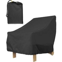 Gartenstuhl-Abdeckung mit tiefer Sitzfläche, 210D wasserdichte Abdeckung für Terrassenstühle, winddicht und UV-beständig mit Aufbewahrungstasche Gartenstuhl-Abdeckung mit tiefer Sitzfläche, 210D wasserdichte Abdeckung für Terrassenstühle, winddicht und UV-beständig mit Aufbewahrungstasche von AIPERQ