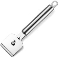 Glasschaber, Ceranfeldschaber-Reiniger für Induktionskochfelder, Auto, Glas, Spiegel, Aufkleber, Reinigung (Edelstahl), Fonepro von AIPERQ