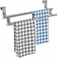 Handtuchhalter, Badezimmer-Handtuchhalter, Küchenhandtuchhalter ohne Bohren, Über der Tür erweiterbarer Handtuchhalter für Badezimmer, Edelstahl, Handtuchhalter, Badezimmer-Handtuchhalter, Küchenhandtuchhalter ohne Bohren, Über der Tür erweiterbarer Handtuchhalter für Badezimmer, Edelstahl, von AIPERQ