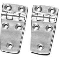 Hardware-Scharniere für Regaltüren, robuste Stahlscharniere für Boote, Schrank-Deckscharniere, Edelstahl, für Boote und Garagen, 2 Stück, 38 mm x 70 von AIPERQ