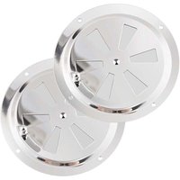 Heizung und Klimaanlage Rundes Lüftungsgitter, 125 mm Edelstahl-Entlüftungskanal Moskitonetz Abluftgitter Zuluft Abluftbelüftung Verstellbare von AIPERQ