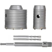 Juego de sierra de corona de 150 mm, sierra de corona eléctrica con martillo, extensión de mango redondo de 22 x 200 mm von AIPERQ