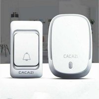 Kabellose Türklingel, 300 Meter Reichweite, wasserdichte Türklingel, kabelloser Klingelton mit 1 Sender und 1 Plug-in-Empfänger und 36 Klingeltönen, von AIPERQ