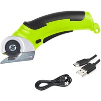 Kabellose elektrische Schere mit Klinge, Rollschneider für Stoffe und Textilien, Mini-Nähschneider mit eingebautem Akku, scharfer Schnitt für von AIPERQ