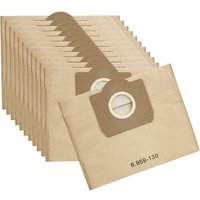 Kärcher 6.959-130.0 Staubsaugerbeutel Papierbeutelfilter für WD 3 MV 3er Pack 12 von AIPERQ