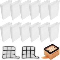 Kit de sacs à poussière compatible pour les aspirateurs Vorwerk VK 135 et VK136, comprenant des filtres de rechange : 12 sacs à poussière + 2 filtres Kit de sacs à poussière compatible pour les aspirateurs Vorwerk VK 135 et VK136, comprenant des filtres de rechange : 12 sacs à poussière + 2 filtres von AIPERQ