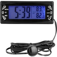 LCD-Uhr, digitales Autothermometer, Thermometer, 12 V für Auto, Wohnmobil von AIPERQ