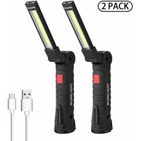 Aiperq - led Arbeitsleuchte led Taschenlampe led Arbeitsleuchte Wiederaufladbar led Werkstattlampe Inspektionslampe Taschenlampe Magnetfuß 5 Modi Für von AIPERQ