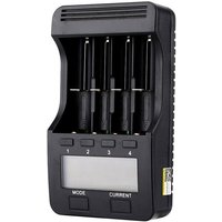 Liitokala Lii-500 Smart-Ladegerät mit LCD-Display – 4 Steckplätze für wiederaufladbare Ni-MH-Ni-Cd-Li-Ionen-Akkus von AIPERQ