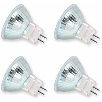 Lot de 4 Spots LED MR11 GU4 2W Blanc Froid 6000K 200LM Équivalent Halogène 10W-20V AC/DC 12V-24V Enc von AIPERQ