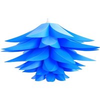 Lotus Design Puzzle Lampe Lampenschirm DIY Installation - Blumen Wohnzimmer Beleuchtung - Pendel- oder Stehlampe - Blau von AIPERQ
