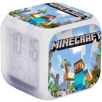 Minecraft Wecker Coolie Fear Cartoon LED Digital Color Luminous Clock Geburtstagsgeschenk Weihnachtsgeschenk - Dontodent von AIPERQ
