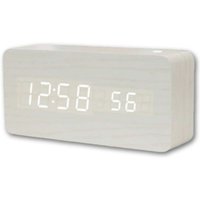 Mini-LED-Digitalwecker aus Holz, elektronische digitale LED-Tischuhr mit Zeit-/Temperaturanzeige, USB- oder batteriebetrieben für Zuhause und Büro. Mini-LED-Digitalwecker aus Holz, elektronische digitale LED-Tischuhr mit Zeit-/Temperaturanzeige, USB- oder batteriebetrieben für Zuhause und Büro. von AIPERQ