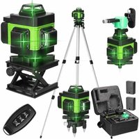 Niveau laser rotatif - 4 x 360° - 4D - 16 Lignes - Auto-équilibrage - Laser Vert - Outil de Niveau Vertical Horizontal avec auto-Nivellement - IP54 Niveau laser rotatif - 4 x 360° - 4D - 16 Lignes - Auto-équilibrage - Laser Vert - Outil de Niveau Vertical Horizontal avec auto-Nivellement - IP54 von AIPERQ
