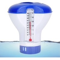 Pool-Chlor-Diffusor mit Thermometer, Pool-Chlor-Schwimmer, schwimmender Pool-Chlor-Diffusor, Pool-Chlor-Spender, Chemikalienspender für Pool, Teich Pool-Chlor-Diffusor mit Thermometer, Pool-Chlor-Schwimmer, schwimmender Pool-Chlor-Diffusor, Pool-Chlor-Spender, Chemikalienspender für Pool, Teich von AIPERQ