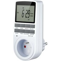 Programmierbare Steckdosen, elektrischer und digitaler Steckdosen-Programmierer, digitaler Steckdosen-Timer mit großem LCD-Display, 10 tägliche und von AIPERQ