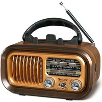 Radio Portable Vintage Bluetooth FM AM MW SW Excellente Réception MP3 USB SD TF Secteur Pile pour Personnes Âgées Radio Portable Vintage Bluetooth FM AM MW SW Excellente Réception MP3 USB SD TF Secteur Pile pour Personnes Âgées von AIPERQ