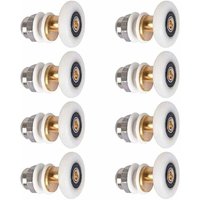 Rollen für Duschtüren, Ersatzrollen für Schiebetüren, 8 Stück, 25 mm Rollen für Duschtüren, Ersatzrollen für Schiebetüren, 8 Stück, 25 mm von AIPERQ