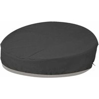 Runde Gartenbett-Abdeckung, Rundes Schlafsofa, Schutzhülle, Winddicht, UV-beständig, 210D Oxford-Stoff, Plane für Gartenmöbel, Schwarz, 190 x 89 cm Runde Gartenbett-Abdeckung, Rundes Schlafsofa, Schutzhülle, Winddicht, UV-beständig, 210D Oxford-Stoff, Plane für Gartenmöbel, Schwarz, 190 x 89 cm von AIPERQ