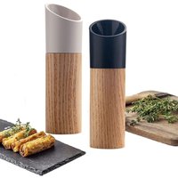 Salz- und Pfeffermühlen-Set, Pfeffermühle aus Holz, 2 Stück Pfeffermühlen aus Holz für den professionellen und privaten Küchengebrauch Salz- und Pfeffermühlen-Set, Pfeffermühle aus Holz, 2 Stück Pfeffermühlen aus Holz für den professionellen und privaten Küchengebrauch von AIPERQ