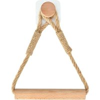 Selbstklebender Toilettenpapierrollenhalter, Badezimmerpapierhalter, Toilettenpapierhalter, Holzseil, rustikaler Handtuchring Selbstklebender Toilettenpapierrollenhalter, Badezimmerpapierhalter, Toilettenpapierhalter, Holzseil, rustikaler Handtuchring von AIPERQ