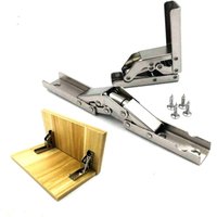 Set mit 2 90-Grad-Klappscharnieren aus Edelstahl für Regale Set mit 2 90-Grad-Klappscharnieren aus Edelstahl für Regale von AIPERQ