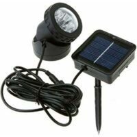 Solar-Teichlichter, 6 LED-Unterwasser-Landschaftsstrahler, wasserdichte Solarstrahler für Gartenbrunnen, Außenpool (weiß) von AIPERQ