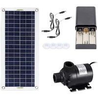 Solar-Teichpumpe, 50 W, 800 l/h, bürstenloses Solar-Wasserpumpen-Set, ultraleiser Tauchwasserpumpenmotor, Fischteich, Gartenbrunnen, Dekoration mit Solar-Teichpumpe, 50 W, 800 l/h, bürstenloses Solar-Wasserpumpen-Set, ultraleiser Tauchwasserpumpenmotor, Fischteich, Gartenbrunnen, Dekoration mit von AIPERQ